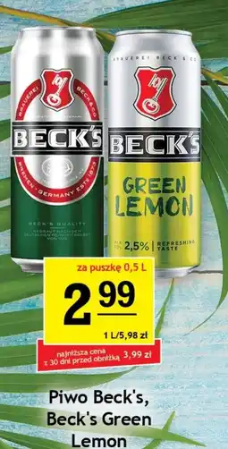 Gram Market Piwo Beck's, Beck's Green Lemon oferta