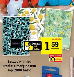 Gram Market Zeszyt w linie, kratkę z marginesem Top 2000 basic oferta