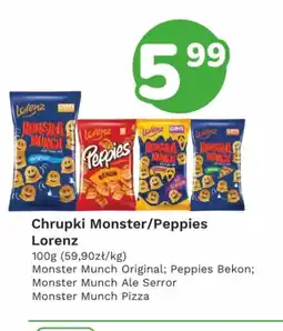 Limonka Chrupki Monster/Peppies Lorenz oferta