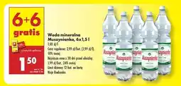 Biedronka Woda mineralna Muszynianka, 6x1,5 l oferta