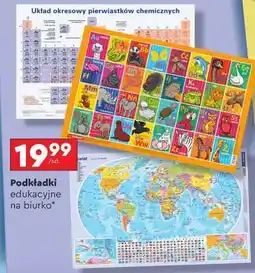 Biedronka Podkładki edukacyjne na biurko oferta