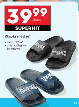 Biedronka Klapki męskie oferta