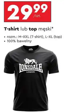 Biedronka T-shirt lub top męski oferta