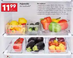 Biedronka Pojemniki do lodówki oferta