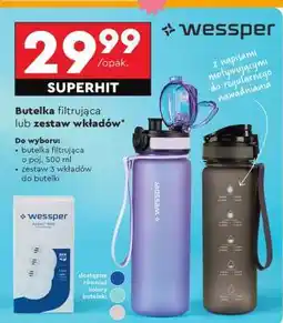 Biedronka Butelka filtrująca lub zestaw wkładów oferta
