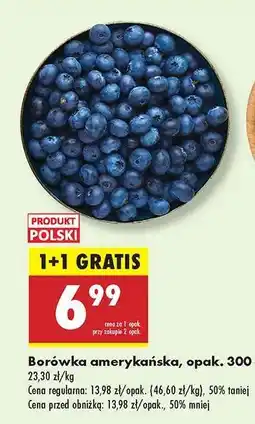 Biedronka Borówka amerykańska opak 300 oferta