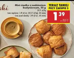 Biedronka Mini ciastko z nadzieniem budyniowym, 35 g oferta