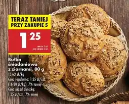 Biedronka bułka sniadaniowa z ziarnami , 80 g oferta
