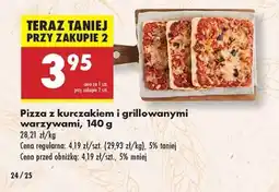 Biedronka Pizza z kurczakiem I grillowanymi warzywami , 140 g oferta