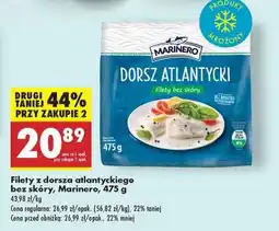 Biedronka Filety z dorsza atlantyckiego bez skóry Marinero , 475 g oferta