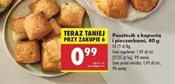 Biedronka Pasztecik z kapustą i pieczarkami , 40 g oferta