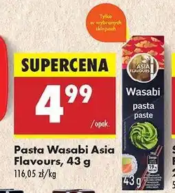 Biedronka Pasta Wasabi Asia Flavours, 43 g oferta