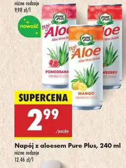Biedronka Napój z aloesem Pure Plus, 240 ml oferta