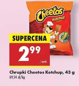 Biedronka Chrupki Cheetos Ketchup, 43 g oferta