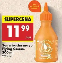 Biedronka Sos sriracha mayo Flying Goose, 200 ml oferta