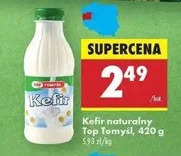 Biedronka Kefir naturalny Top Tomyśl, 420 g oferta