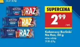 Biedronka Kabanosy Berlinki Na Raz, 50 g oferta
