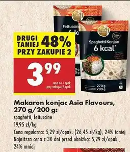 Biedronka Makaron konjac Asia Flavours, 270 g/200 g oferta