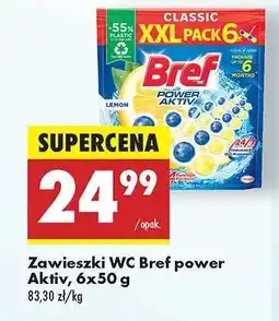 Biedronka Zawieszki WC Bref Power Aktiv, 6x50 g oferta