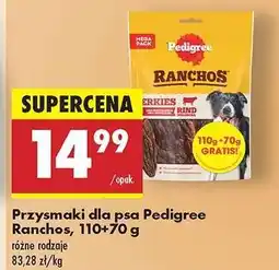Biedronka Przysmaki dla psa Pedigree Ranchos, 110+70 g oferta