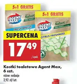 Biedronka Kostki toaletowe Agent Max, 6 szt oferta