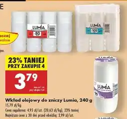 Biedronka Wkład olejowy do zniczy Lumia 240 g oferta