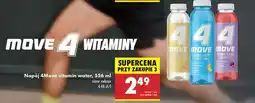 Biedronka Napój 4Move vitamin water, 556 ml oferta