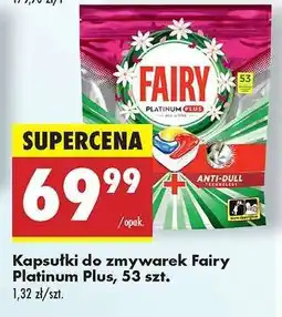 Biedronka Kapsułki do zmywarek Fairy Platinum Plus, 53 szt oferta