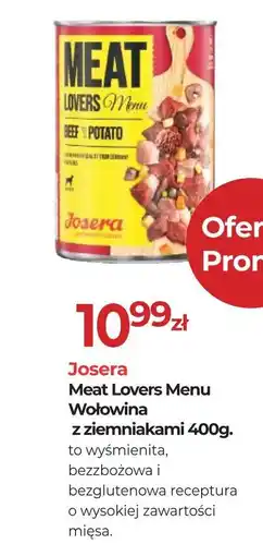 Zoo Karina Josera Meat Lovers Menu Wołowina z ziemniakami oferta
