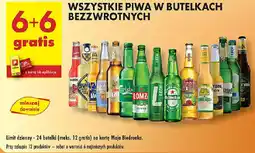 Biedronka Piwa w butelkach bezzwrotnych oferta
