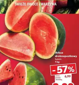 Kaufland Arbuz drobnopestkowy 1 kg Kaufland oferta