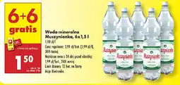 Biedronka Woda mineralna Muszynianka oferta