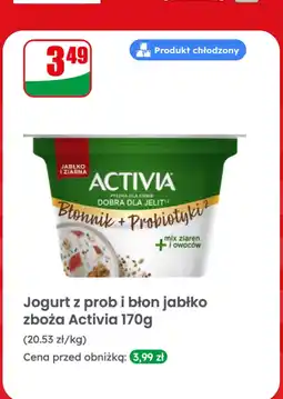 Dino Jogurt z probiotykami i błonnikiem jabłko i zboża Activia oferta
