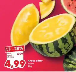 Kaufland Arbuz żółty 1 kg Kaufland oferta