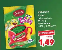 Kaufland Kisiel Zozole, różne rodzaje Delecta oferta
