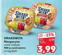 Kaufland Margaryna Smakowita, różne rodzaje oferta