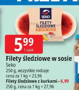 E.Leclerc Filety śledziowe w sosie Seko oferta