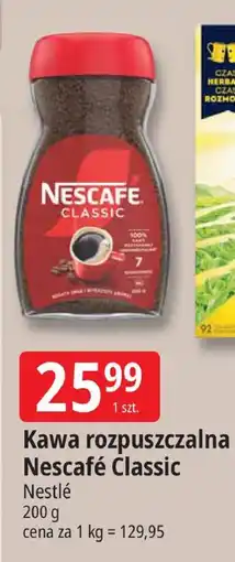 E.Leclerc Kawa rozpuszczalna Nescafe Classic Nestle oferta