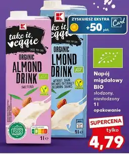 Kaufland Napój migdałowy Bio słodzony Take it Veggie oferta