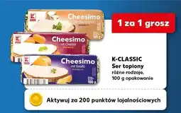 Kaufland Ser topiony Cheesimo, różne rodzaje K-Classic oferta