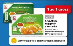 Kaufland Nuggetsy z kurczaka z sosem curry lub słodko-kwaśnym K-Classic oferta