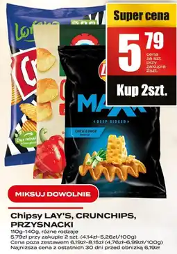 Supeco Chipsy Lay's, Crunchips oferta