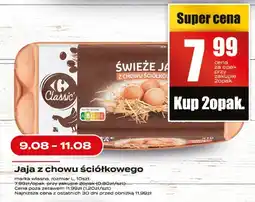 Supeco Jaja z chowu ściółkowego Carrefour oferta