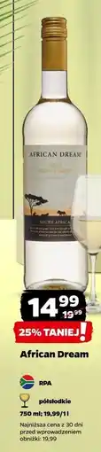 Netto Wino African Dream Medium Sweet oferta