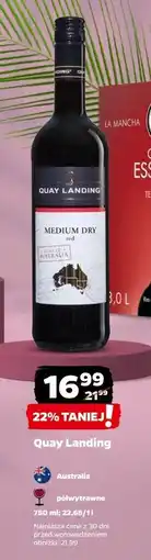 Netto Wino półwytrawne Quay Landing oferta