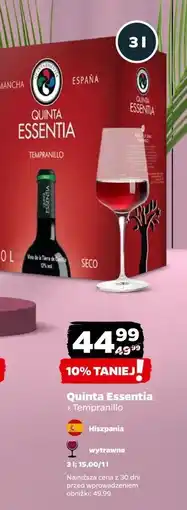 Netto Wino Quinta Essentia Tempranillo Seco oferta