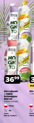 Netto Gin 700 ml + schweppes mojito 850 Lubuski oferta