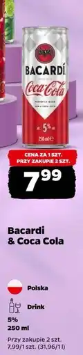 Netto Drink rum & coca-cola Bacardi oferta