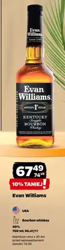 Netto Whisky Evan Williams Black Label Kentucky oferta