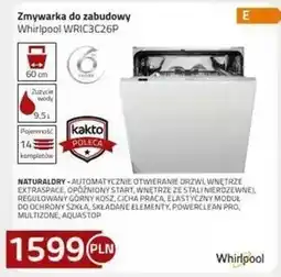 Kakto Zmywarka do zabudowy Whirlpool oferta